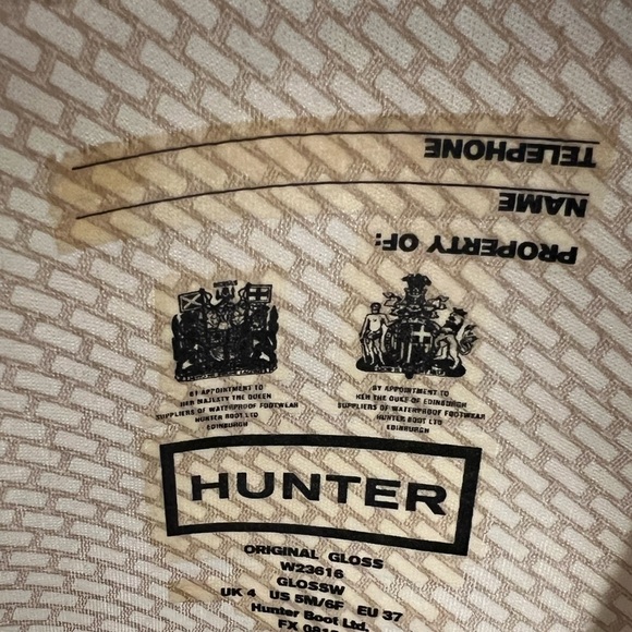 Hunter Women's Original Tall Gloss Rain Boots - Picture 6 of 7